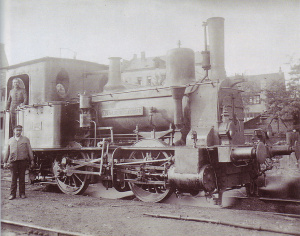 Bild 1: Bayerische Ludwigsbahn Nuernberg-Fuerth II 1889