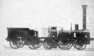 Bild 2: „Adler“, Bj. 1835, Foto kurz nach 1850