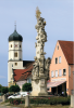 Pest- oder Dreifaltigkeitssäule in Wallerstein